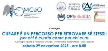 CONVEGNO: CURARE  UN PERCORSO PER RITROVARE S STESSI: PER CHI  CURATO COME PER CHI CURA
