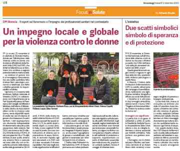 Giornata Internazionale per l�Eliminazione della Violenza contro le Donne