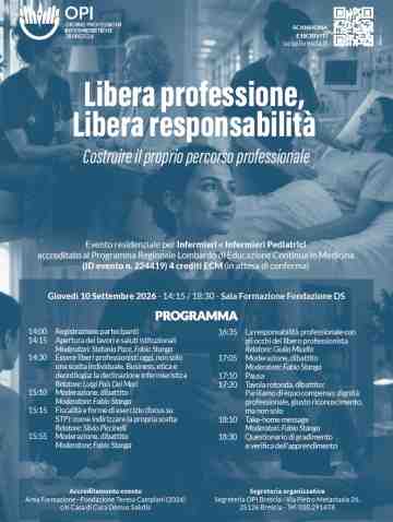Evento formativo residenziale �Libera Professione, Libera responsabilit�: costruire il proprio percorso professionale�