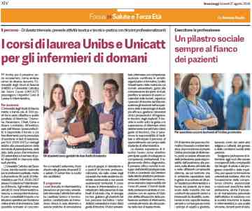 I Corsi di Laurea UNIBS e UNICATT per gli infermieri di domani