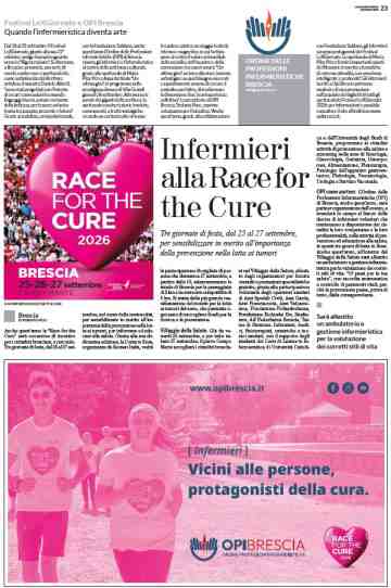 Infermieri alla Race for the Cure 2026