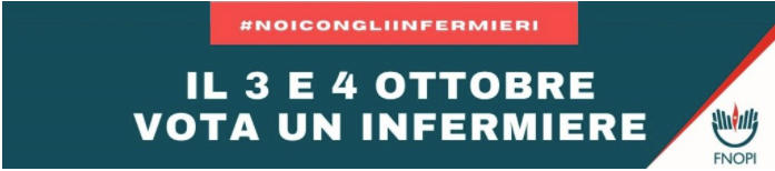 Il 3 e 4 ottobre vota un infermiere 