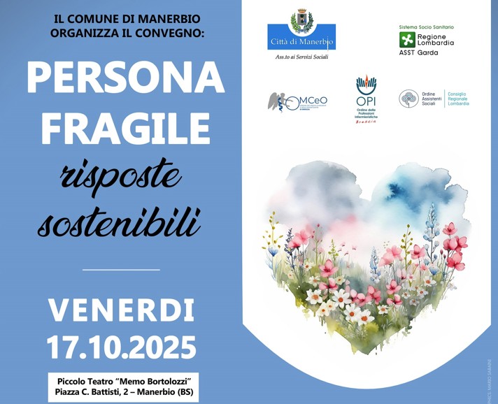 PERSONA FRAGILE, risposte sostenibili - Incontro Comune di Manerbio